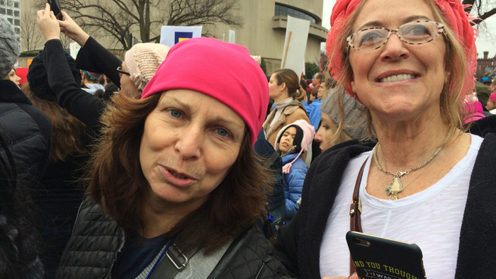 Mommas Michele and Denise | Women's March on Washington, DC | 21 January 2017