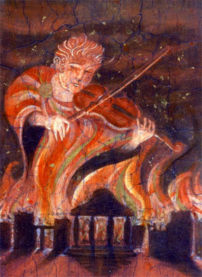 Nero fiddling while Rome burns.