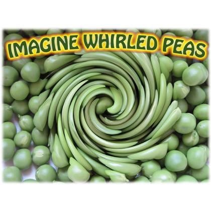 Imagine whirled peas | Tacky Harper's Cryptic Clues