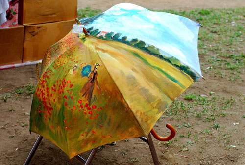 Monet umbrella | Tacky Harper's Cryptic Clues