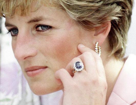 Princess Diana with her engagement ring | Tacky Harper's Cryptic Clues