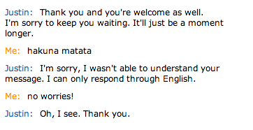 Turing test with Amazon customer service Turing test with Amazon customer service