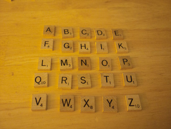 Scrabble | Tacky Harper's Cryptic Clues