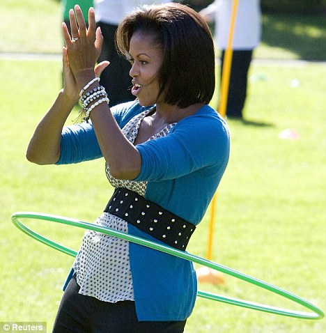 Michelle Obama | hula hoop | Tacky Harper's Cryptic Clues Michelle Obama | hula hoop | Tacky Harper's Cryptic Clues