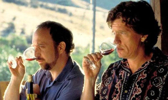 drinking red wine | Paul Giamatti | Thomas Haden Church | Sideways | Tacky Harper's Cryptic Clues drinking red wine | Paul Giamatti | Thomas Haden Church | Sideways | Tacky Harper's Cryptic Clues