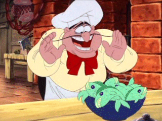 Chef from The Little Mermaid | Tacky Harper's Cryptic Clues Chef from The Little Mermaid | Tacky Harper's Cryptic Clues