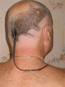 Rattail hairstyle | Tacky Harper's Cryptic Clues Rattail hairstyle | Tacky Harper's Cryptic Clues