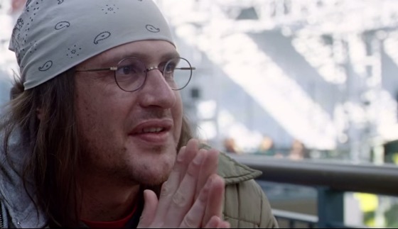 Jason Segel as DFW | Tacky Harper's Cryptic Clues Jason Segel as DFW | Tacky Harper's Cryptic Clues