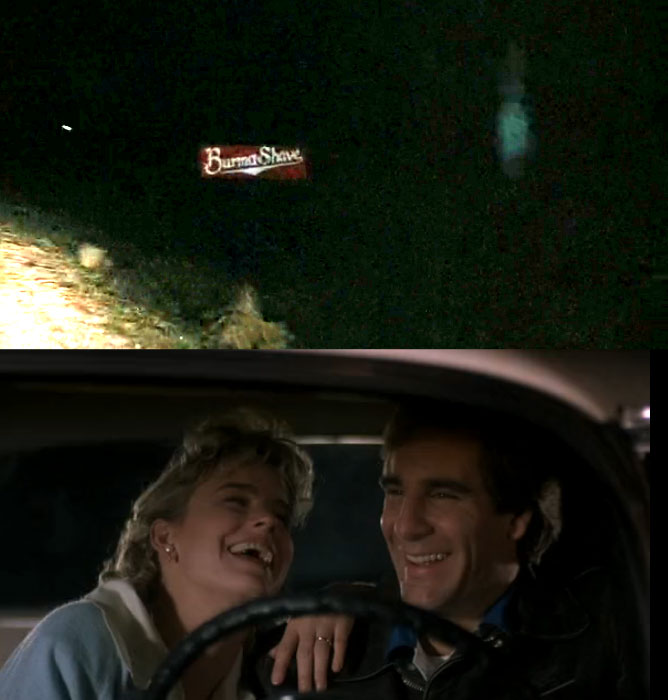 Burma Shave | Quantum Leap pilot (Genesis) | Tacky Harper's Cryptic Clues Burma Shave | Quantum Leap pilot (Genesis) | Tacky Harper's Cryptic Clues