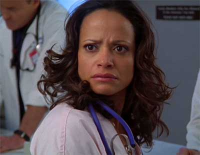 Carla in Scrubs | Tacky Harper's Cryptic Clues Carla in Scrubs | Tacky Harper's Cryptic Clues
