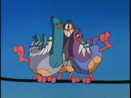 Goodfeathers | pigeons from Animaniacs | Tacky Harper's Cryptic Clues Goodfeathers | pigeons from Animaniacs | Tacky Harper's Cryptic Clues