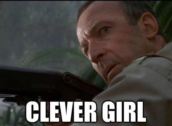 Clever Girl | Muldoon from Jurassic Park | Tacky Harper's Cryptic Clues Clever Girl | Muldoon from Jurassic Park | Tacky Harper's Cryptic Clues