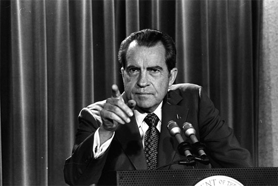 Nixon at the podium | Tacky Harper's Cryptic Clues Nixon at the podium | Tacky Harper's Cryptic Clues