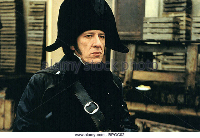 stock image of Geoffrey Rush as Javert in Les Mis stock image of Geoffrey Rush as Javert in Les Mis