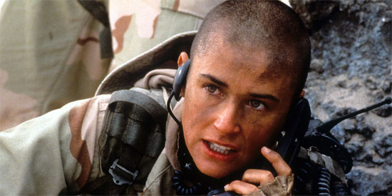 Demi Moore as GI Jane | Tacky Harper's Cryptic Clues Demi Moore as GI Jane | Tacky Harper's Cryptic Clues