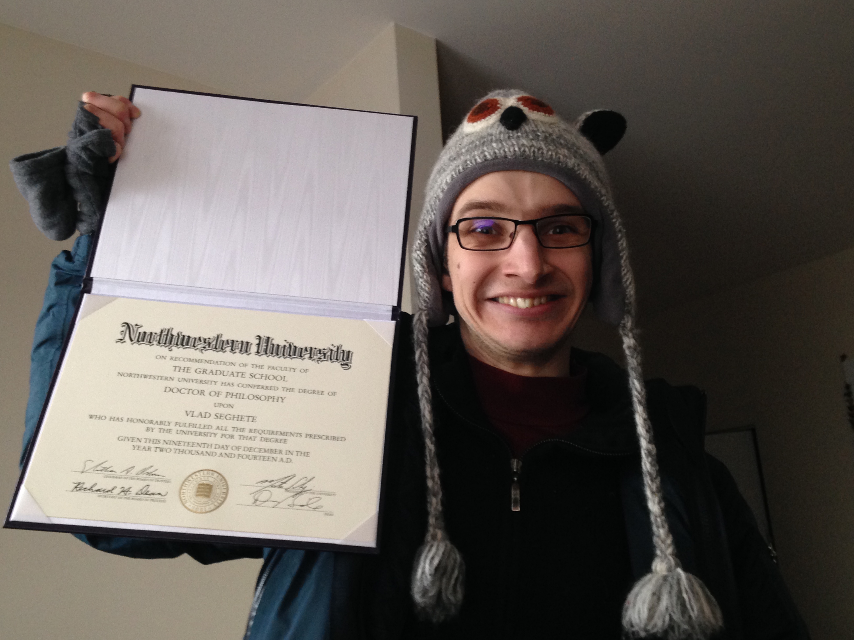 Vlad with degree!!!